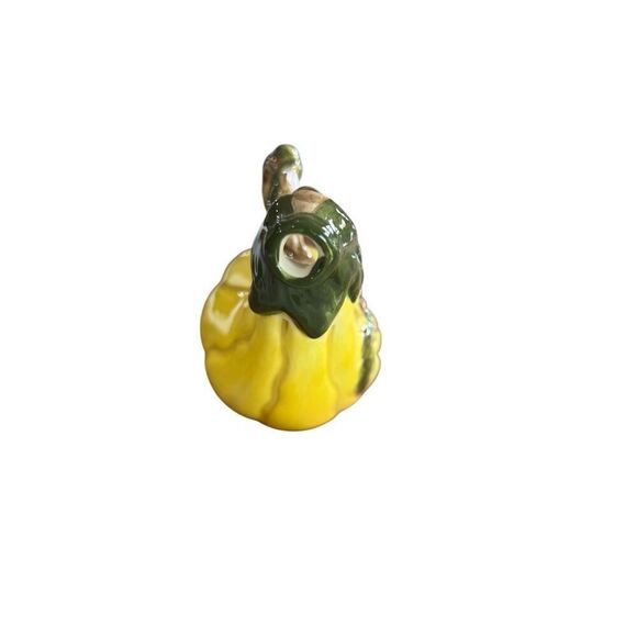 Vintage Bico Yellow Gourd Squash Creamer Pour China Pottery Collectible Veggie - Picture 11 of 13